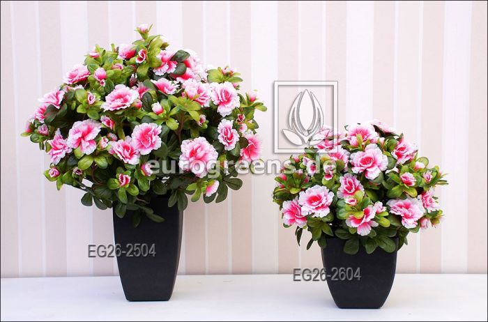 künstliche Blühende Topfpflanze Belgium Azalee Cream pink 25cm Vergleich
