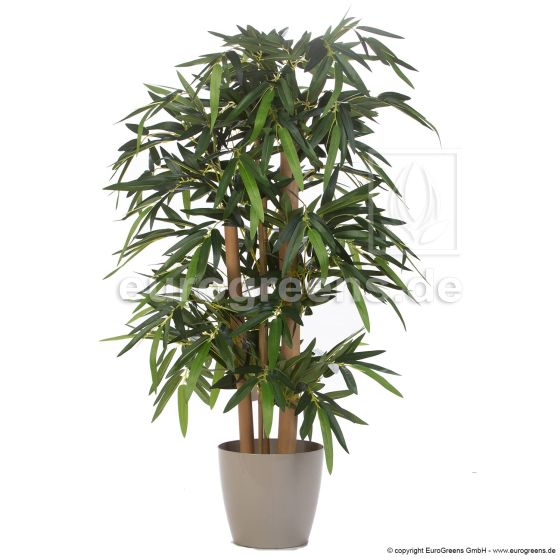 Kunstpflanze künstlicher Bambus Madagascar 120cm Übertopf