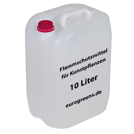 10 Liter Flammschutzmittel / Brandschutzmittel für Kunstpflanzen
