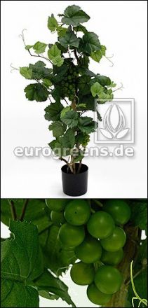 Kunstpflanze Rebstock mit Trauben 90cm