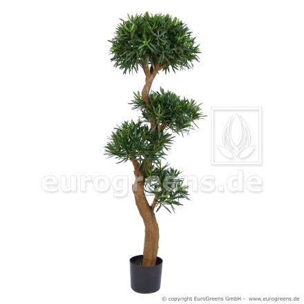 Kunstpflanze Podocarpus Tempelbaum ca. 140 cm De Luxe - 2. Wahl 