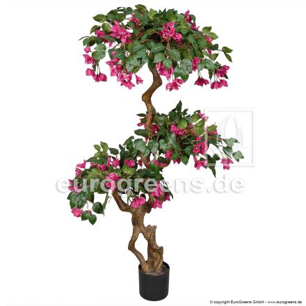 künstlicher Bougainvillea Bonsai ca. 140cm mit Blüten in pink