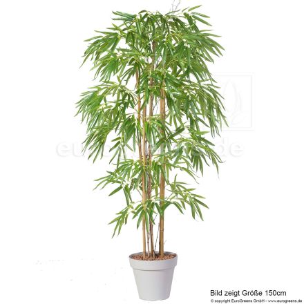 Kunstpflanze Chinesischer Bambus ca. 175cm mit Naturstämmen