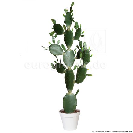 Kunstpflanze künstlicher Feigenkaktus ca. 180cm  (mit Einsteckstab/ ungetopft)