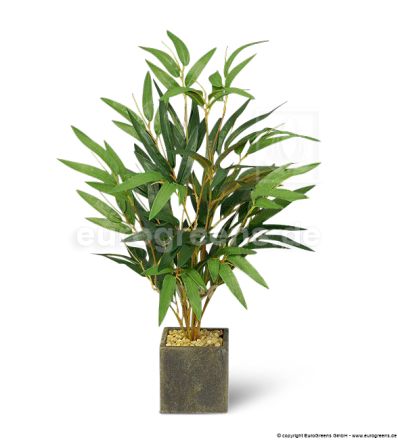 künstlicher Mini Bambus Busch ca. 40cm (mit Einsteckstab/ ungetopft)