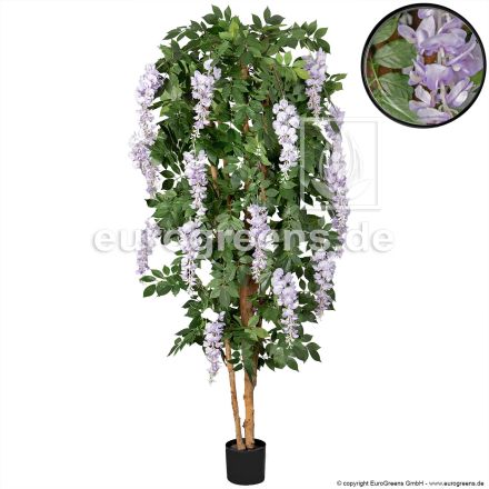 Kunstpflanze Goldregen DeLuxe ca. 180cm - Lavendel