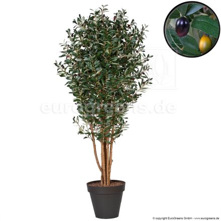 Kunstpflanze Olivenbaum mit Früchten 150cm
