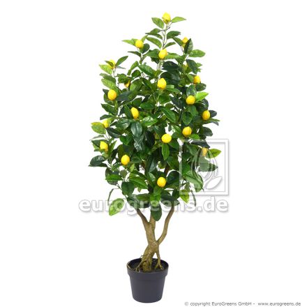 Kunstpflanze Zitronenbaum ca. 115cm mit Früchten