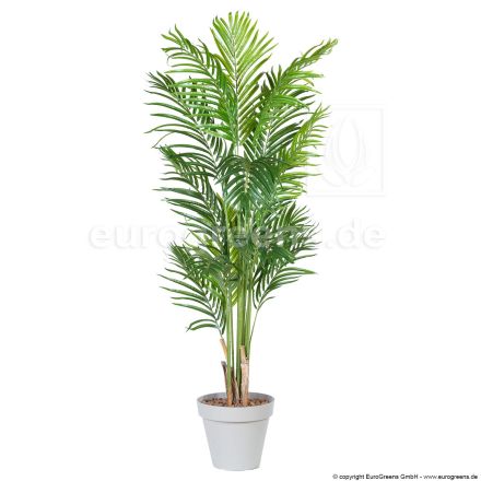 Kunstpflanze Kentiapalme ca. 140cm mit echter Palmenfaser