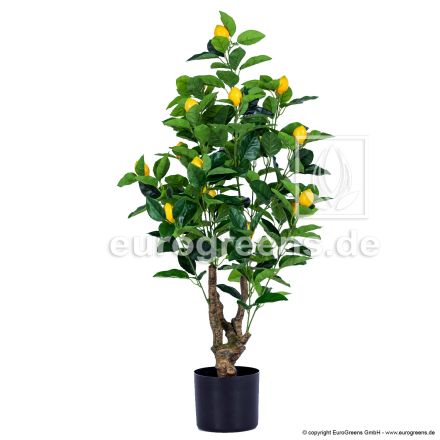 Kunstpflanze Zitronenbaum ca. 90cm mit Früchten