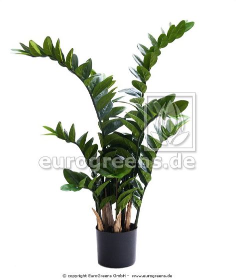 künstliche Zamio Pflanze 80 90cm Kunstpflanze Im Topf