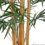 kleiner künstlicher Panda Bambus 150cm Blätter Stamm