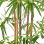 künstlicher Chinesischer Bambus 120cm mit Naturstämmen Stamm