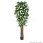 Kunstbaum künstliche Bougainvillea weiß. creme Blühend 170cm