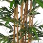 Kunstbaum künstlicher Bambus Naturstamm 240cm Bambusstämme