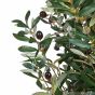 Kunstbaum Olivenbaum mit Früchten 180cm Blatt Olivenfrucht