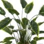 Kunstpflanze Im Topf künstliche Hosta Pflanze ca. 50cm Blattdetail