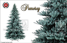 künstlicher Weihnachtsbaum Spritzguss Blautanne Pomeroy
